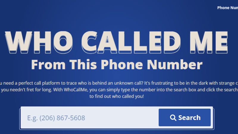 5 Best Online Services to Find out Who Called Me From This Phone Number