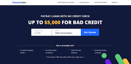 The Most Trusted Payday Loan: HonestLoans Review